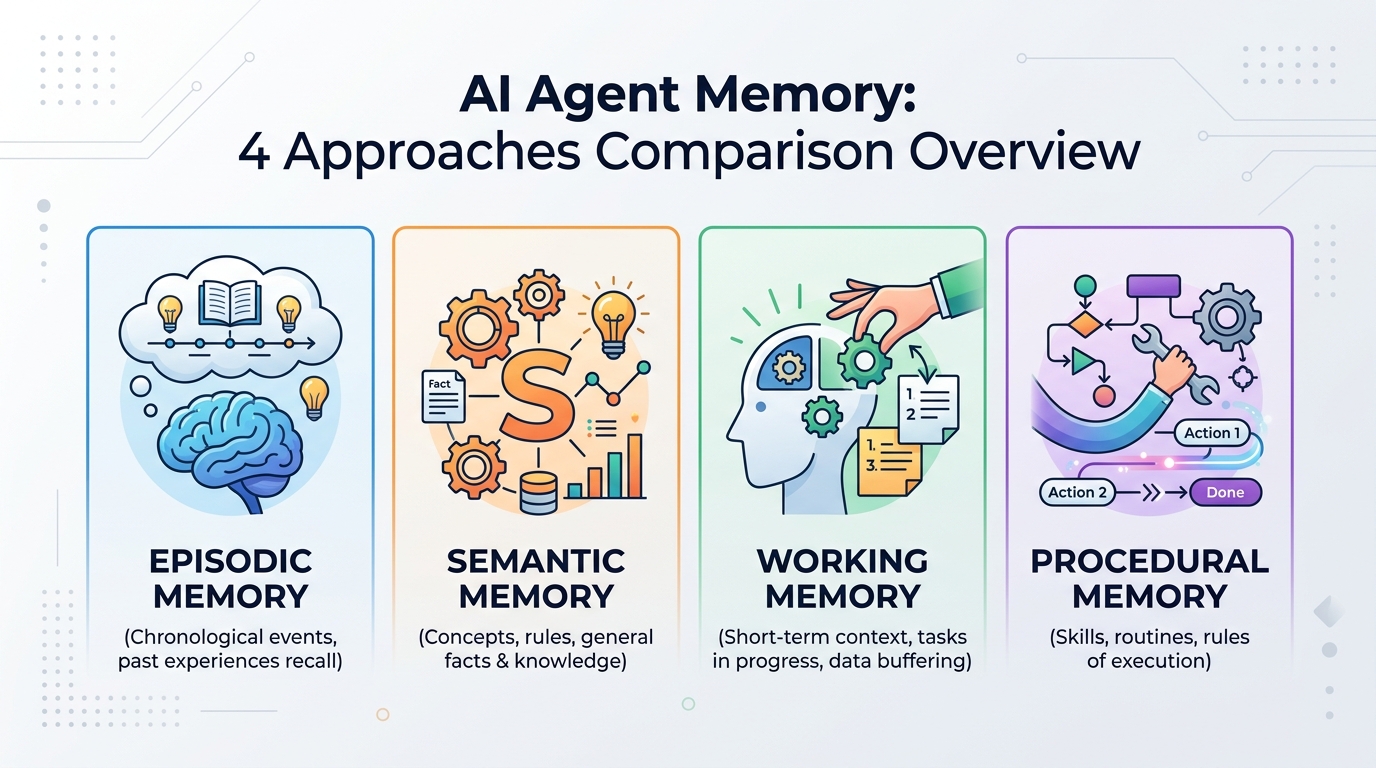 AI agent memory tools comparison overview