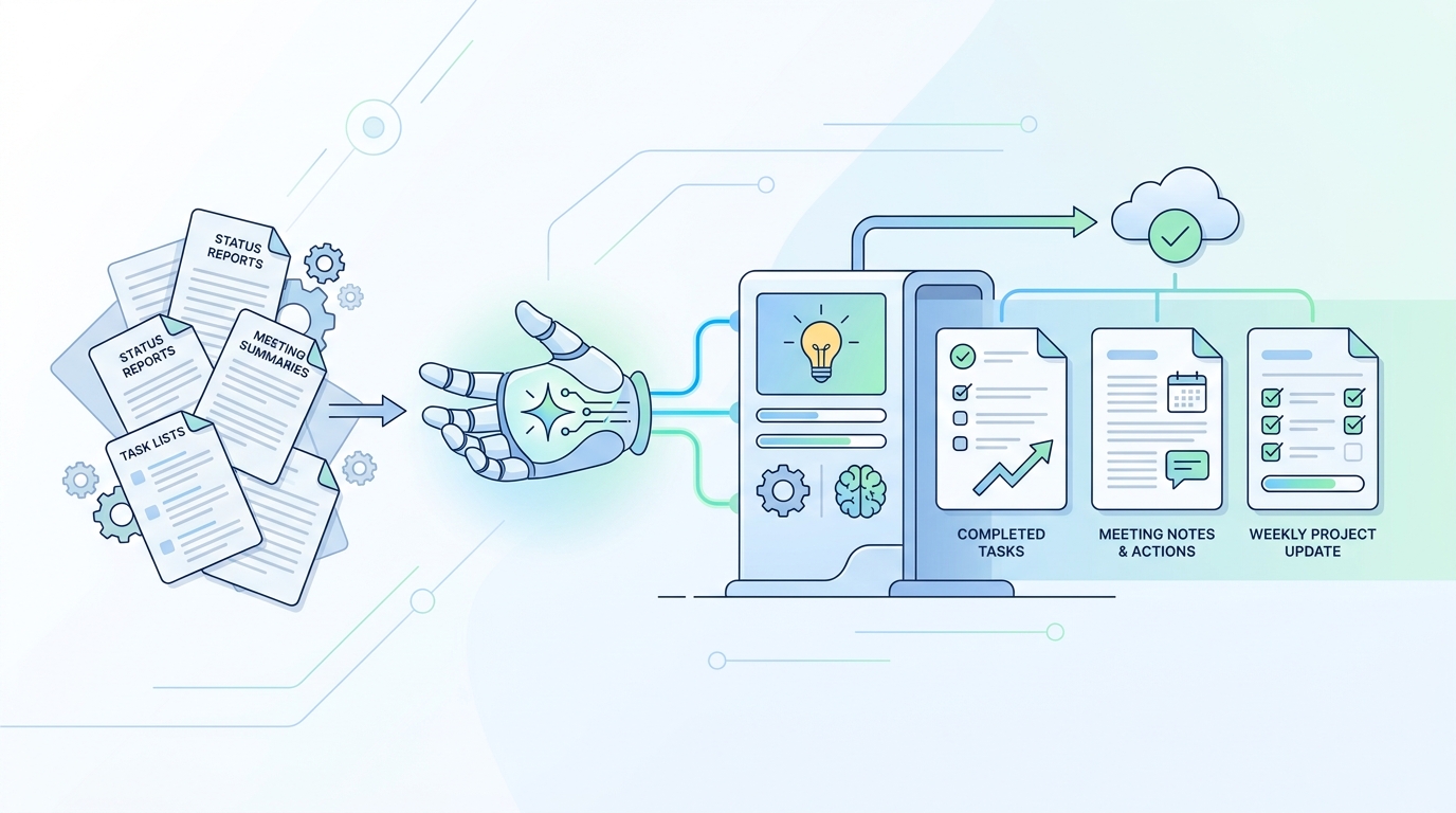 AI automating repetitive project management tasks