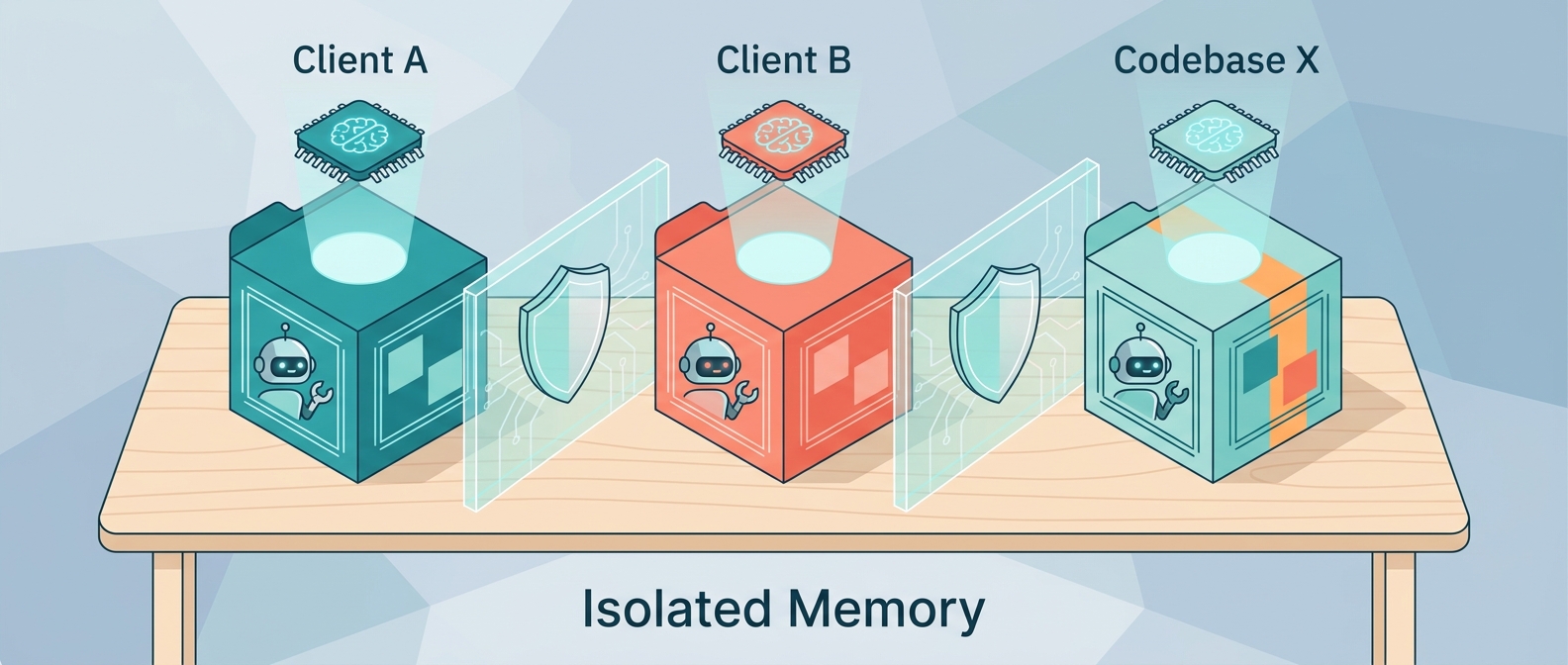 MemClaw project-scoped memory isolation — keeping multiple client contexts completely separate